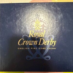 Royal Crown Derby Bride and Groom Mini Bears Collectible